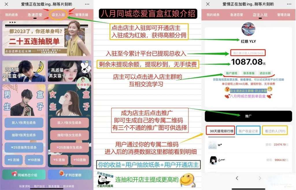 图片[2]-全新交友盲盒+付费进群二合一源码，府邸全套源码+视频搭建教程-橙雨网赚